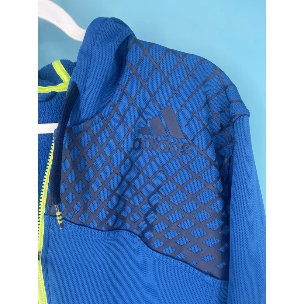 Adidas Men's‎ Full Zip Hoodie Jacket Blue Size XL
